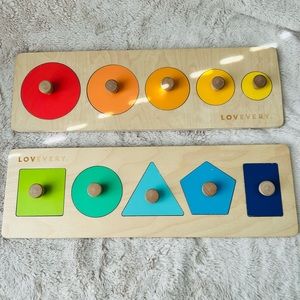 Lovevery shape puzzles